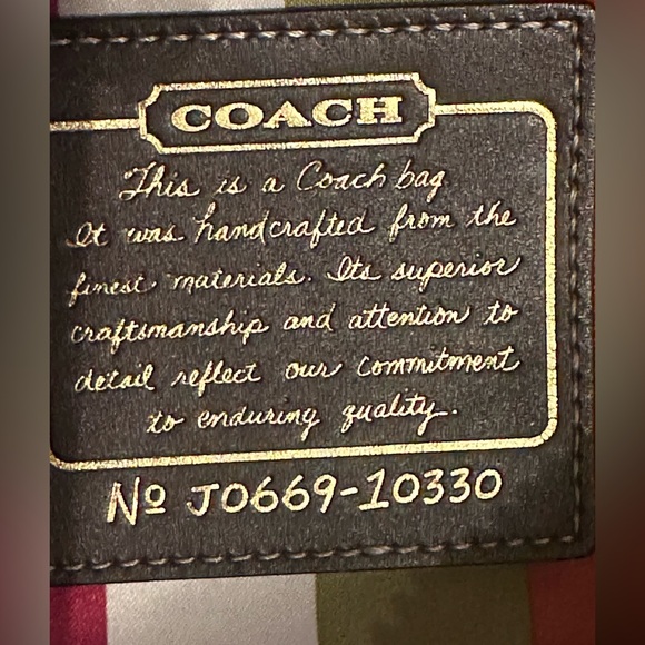 Authentic Coach Vintage Leather 65th Anniversary Mandy Satchel!! - Picture 10 of 14